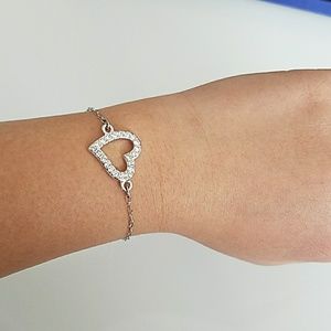 Swarovski Heart Bracelet